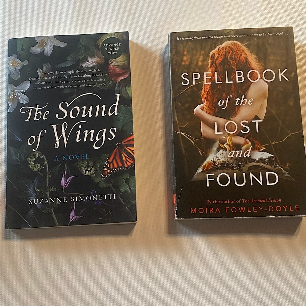 Bundle of 2 Books The Sound of Wings and Spellbook of the Lost and Found